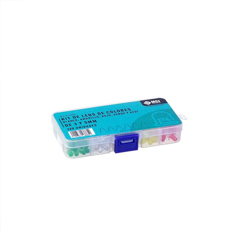 MCI - Kit de Leds de colores de 3 y 5mm 300 unidades
