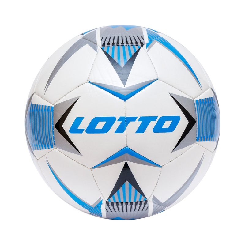 LOTTO - Balón de Fútbol  1000 Nro 5 Blanco-Azul-Negro-Unisex