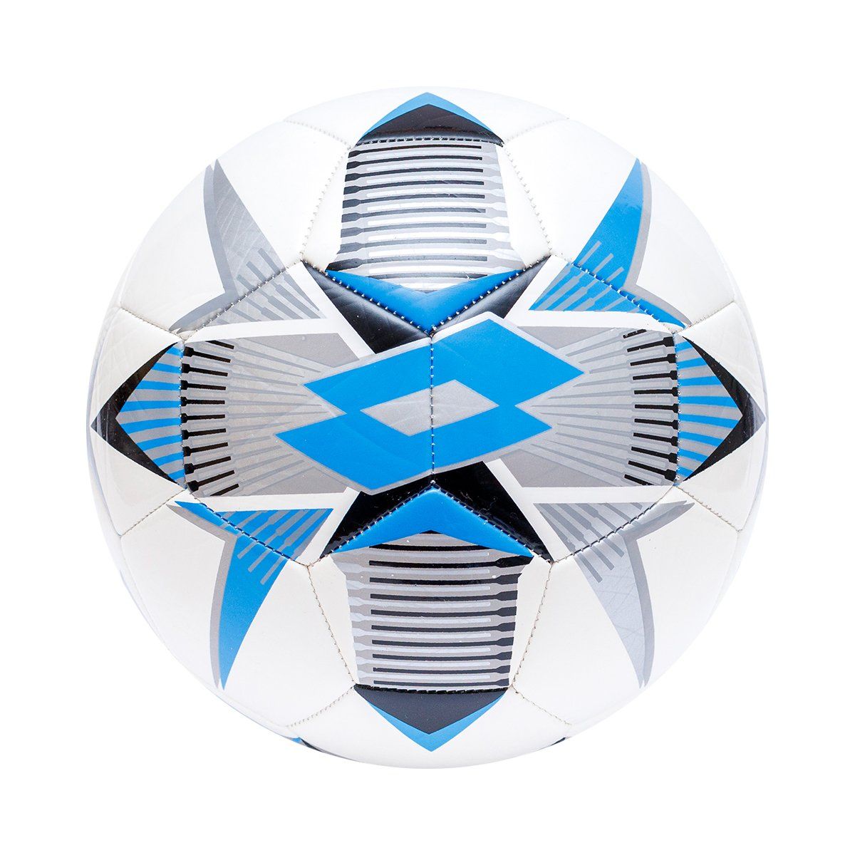 LOTTO - Balón de Fútbol  1000 Nro 5 Blanco-Azul-Negro-Unisex