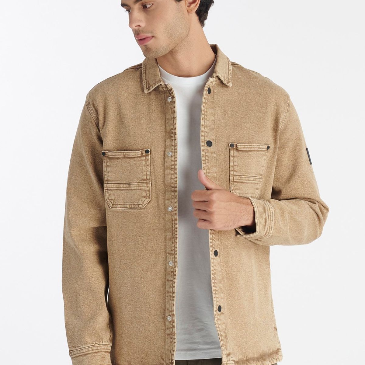 NIMTU - Chaqueta Cedro Casual Beige Nimtu