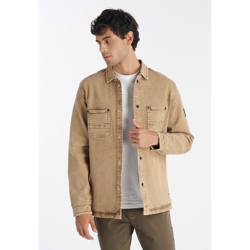 NIMTU - Chaqueta Cedro Casual Beige Nimtu