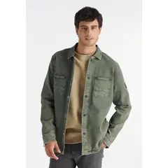 NIMTU - Chaqueta Cedro Casual Verde