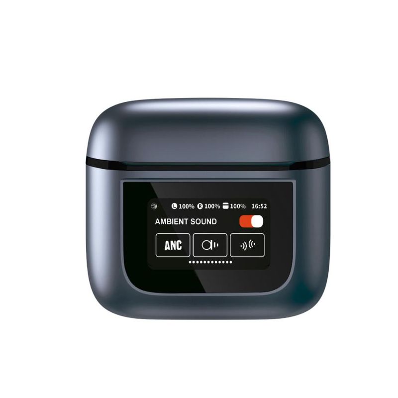MLAB - Audífonos TWS ANC + ENC Travel Atmosphere Touch Screen PRO  Mlab