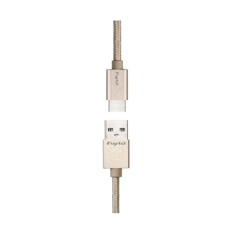 FUJITEL - Cable Usb Tipo C Fujitel Carga Rapida Gold