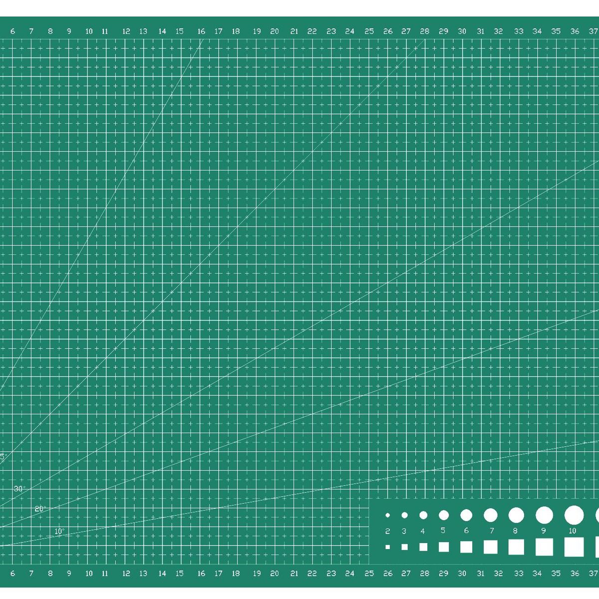RD - Base Salvacorte A3 30x45cm + Cortador Rotativo + 3c Verde