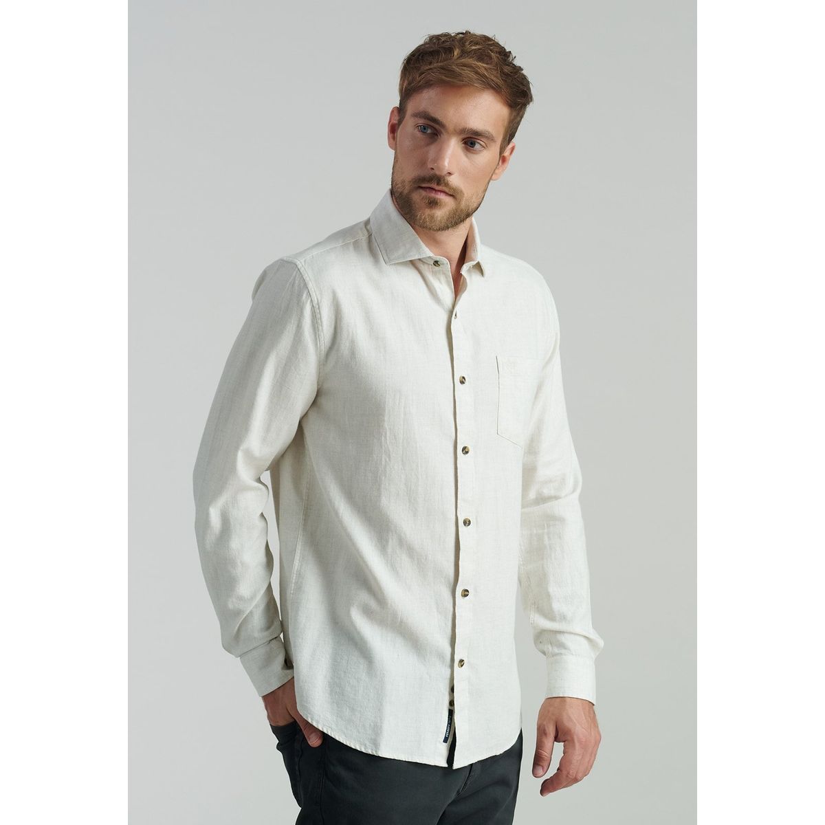 FEROUCH - Camisa Weston Fr Beige Ferouch