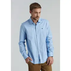 FEROUCH - Camisa Arizona Smart Casual Celeste