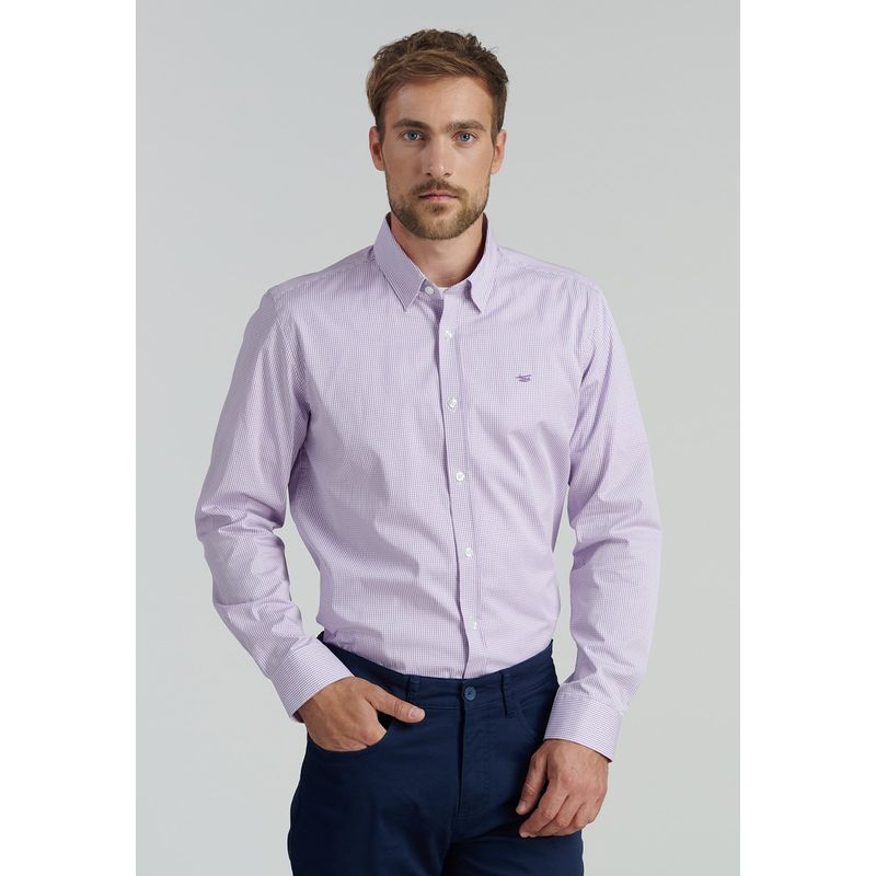 FEROUCH - Camisa Baltimore Smart Casual Morado Ferouch