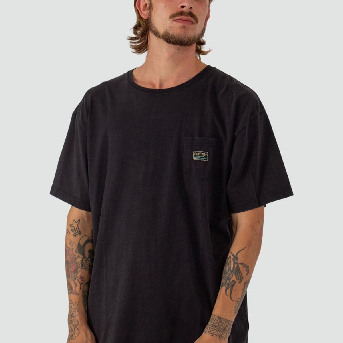 KAYA UNITE - Polera Hombre Woven Negra
