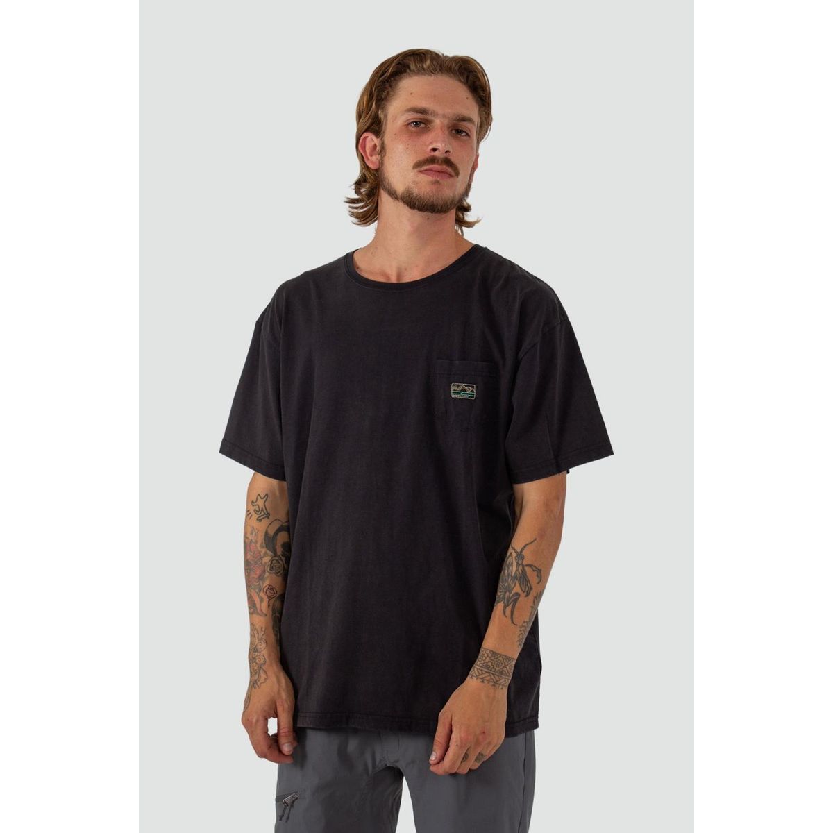KAYA UNITE - Polera Hombre Woven Negra