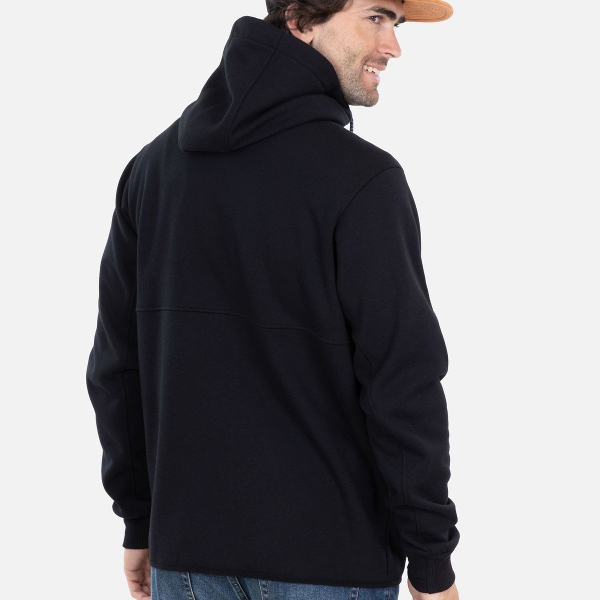 RIP CURL - Poleron Bonded RC Negro Hombre Rip Curl - Negro