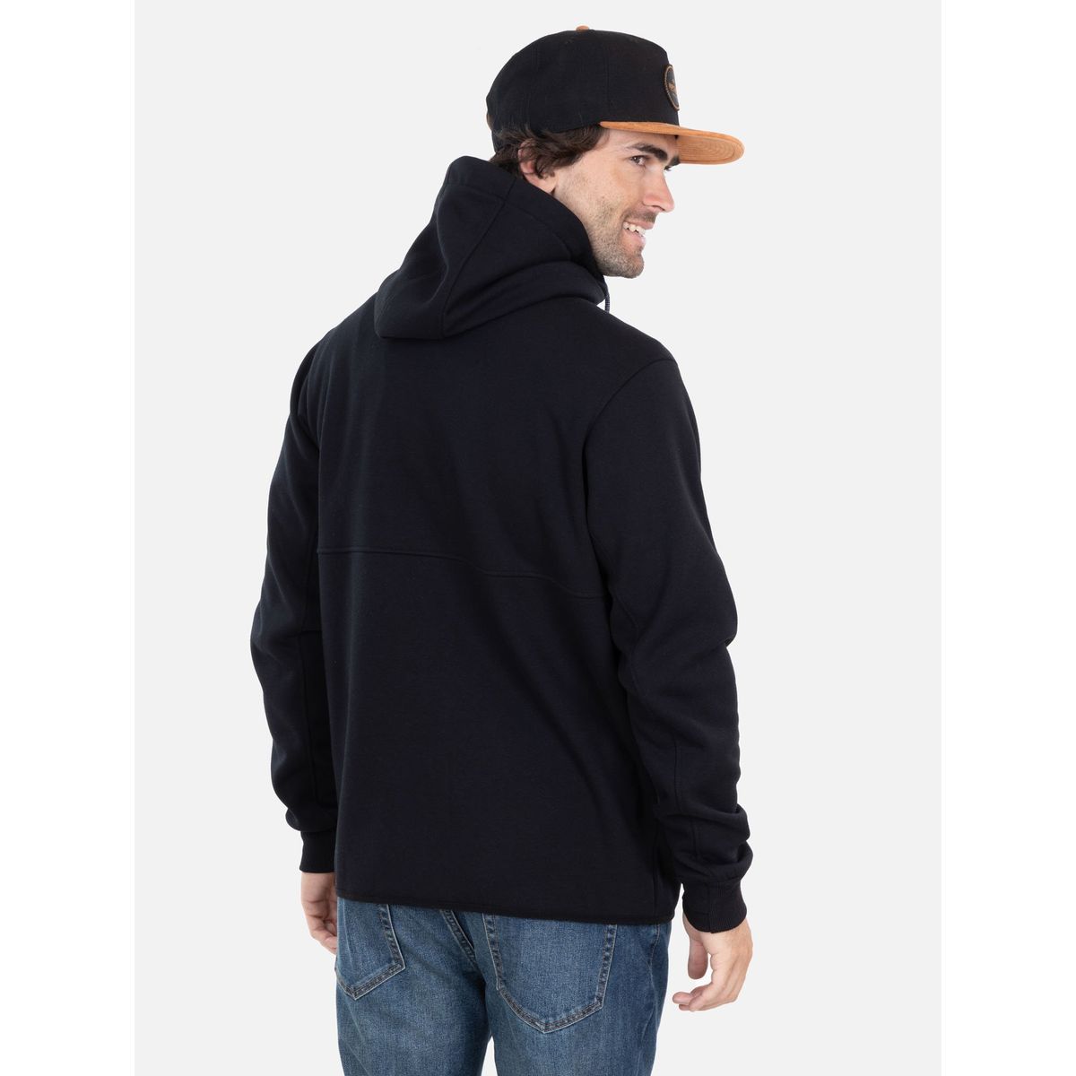RIP CURL - Poleron Bonded RC Negro Hombre Rip Curl - Negro