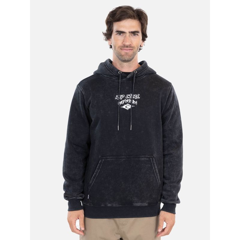 RIP CURL - Poleron Canguro Dex Negro Hombre Rip Curl - Negro