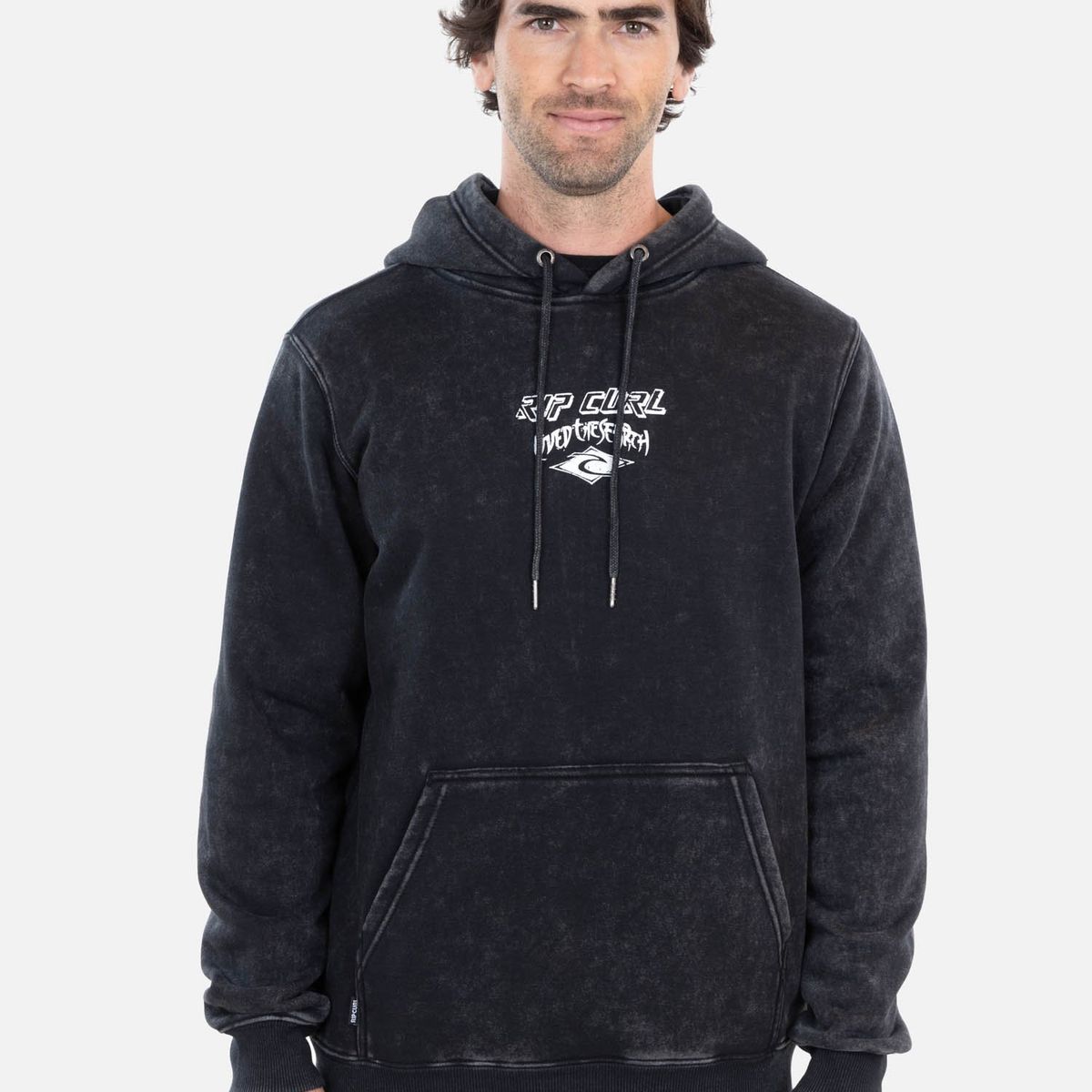 RIP CURL - Poleron Canguro Dex Negro Hombre Rip Curl - Negro