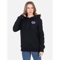 RIP CURL - Poleron Canguro Good For All Seasons Negro Mujer - Negro