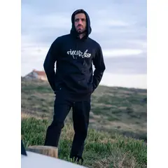 RIP CURL - Poleron Canguro Scrip Hoodie Negro Hombre - Negro