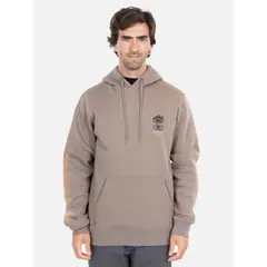 RIP CURL - Poleron Canguro Swellx Café Hombre - Café