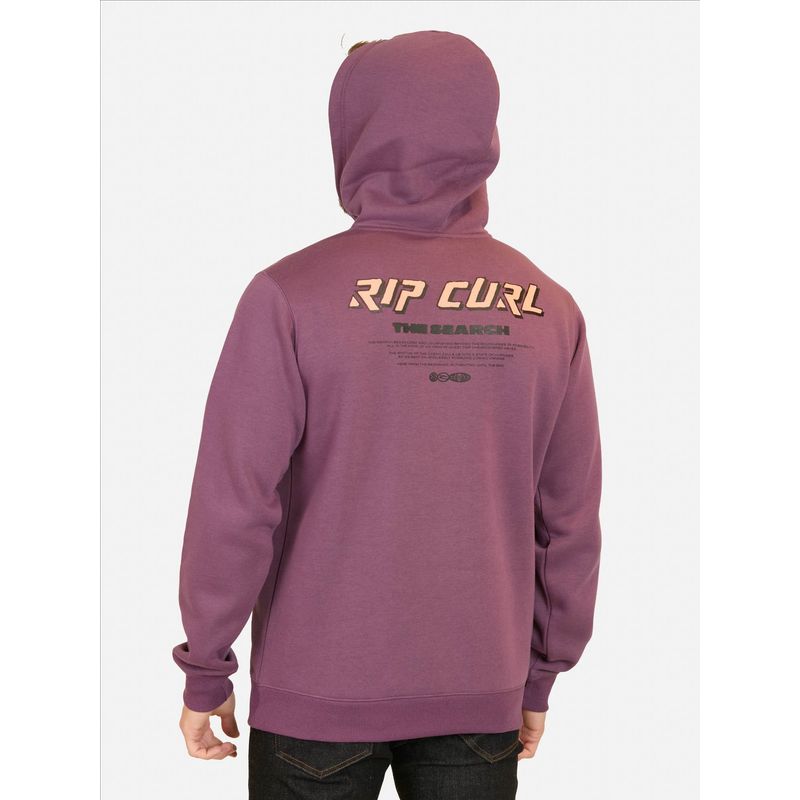 RIP CURL - Poleron Canguro Quest Stacked Hoodie Burdeo Hombre Rip Curl - Morado
