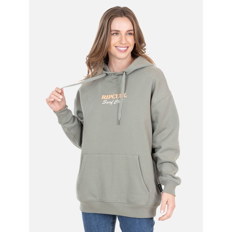 RIP CURL - Poleron Canguro Sunset Club Verde Mujer Rip Curl - Verde