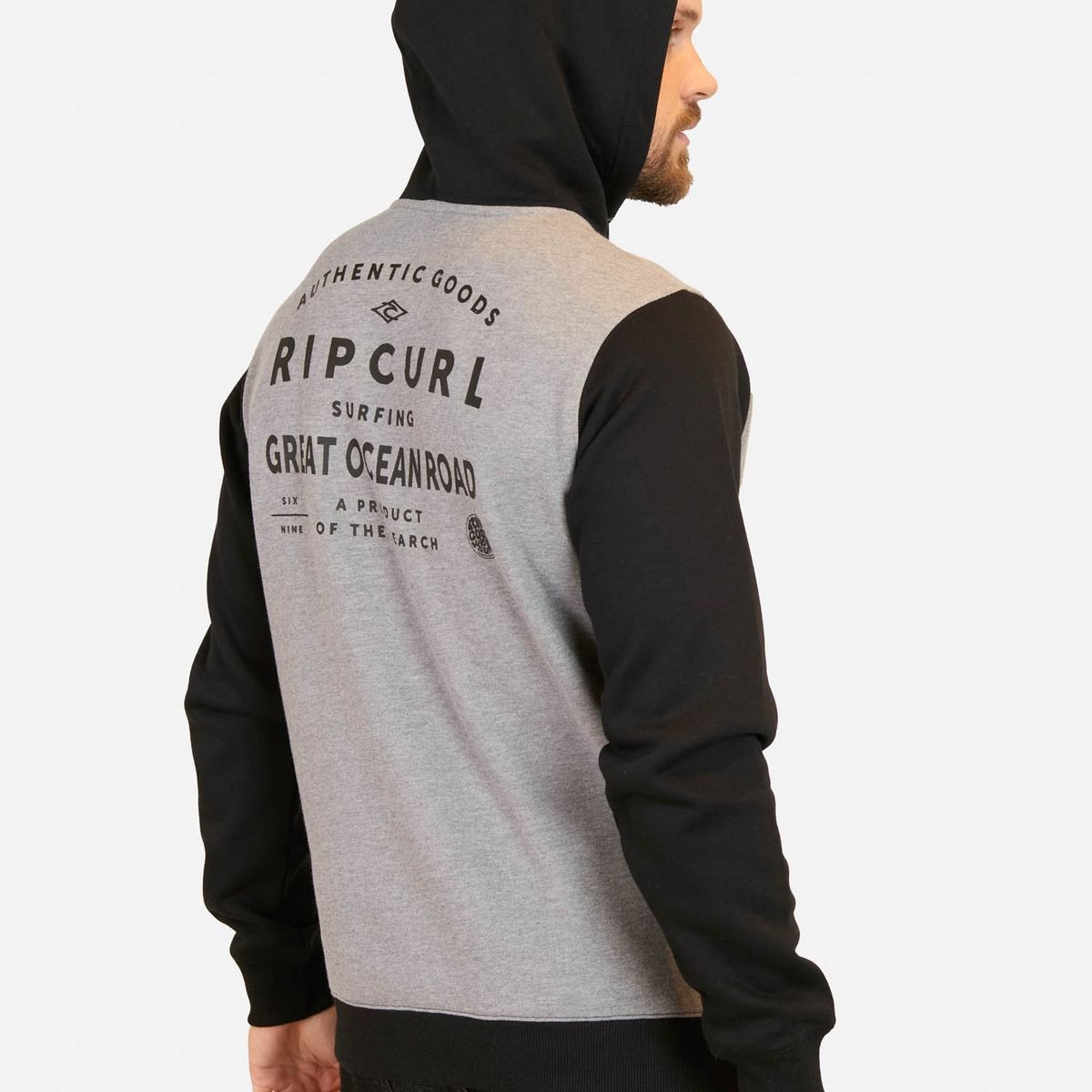 RIP CURL - Poleron Canguro Surfly Gris Hombre Rip Curl - Gris
