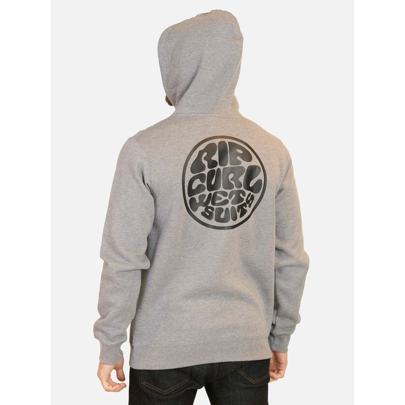 RIP CURL - Poleron Canguro Wetsuits Logo Gris Hombre Rip Curl - Gris