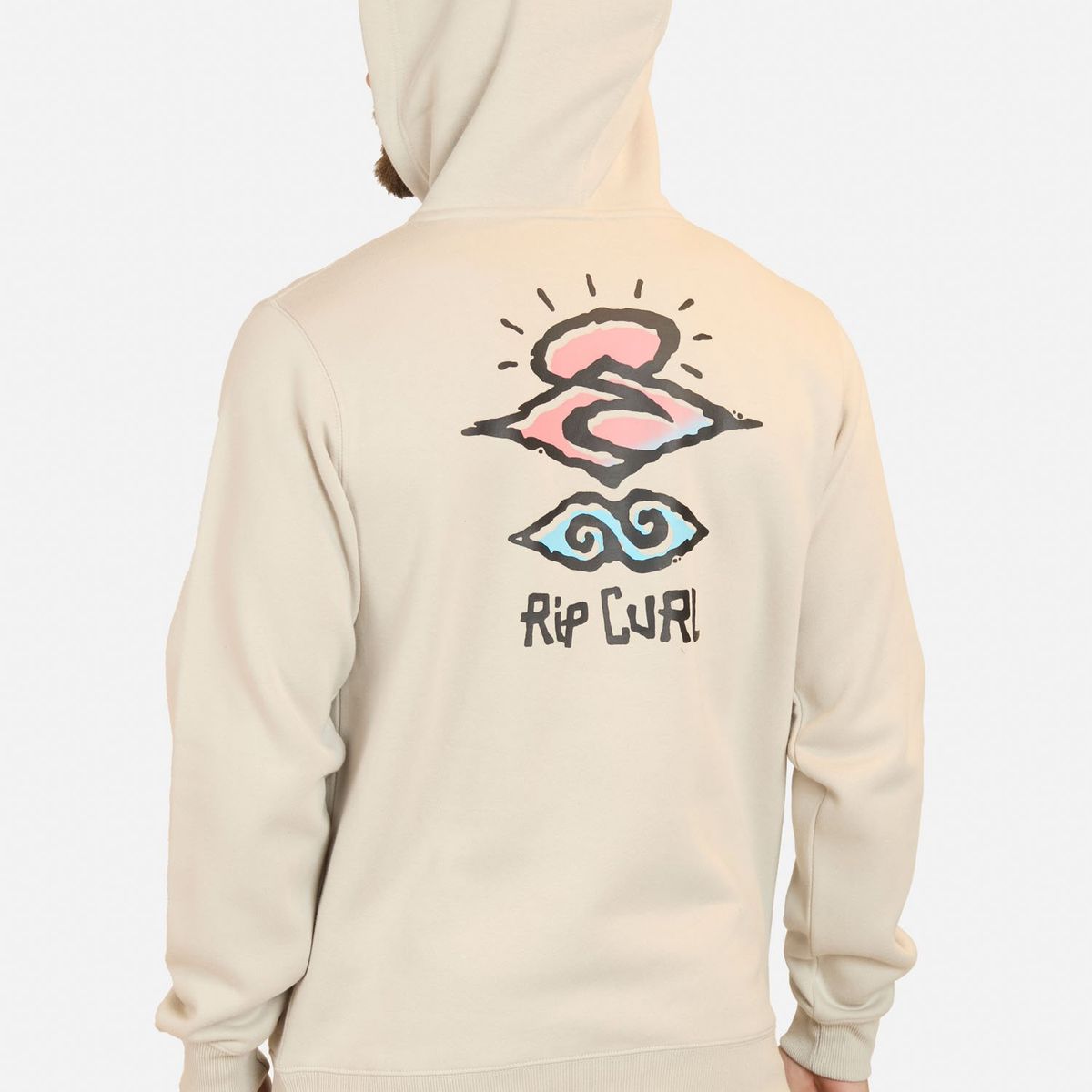 RIP CURL - Poleron Canguro The Search Gris Hombre Rip Curl - Gris.