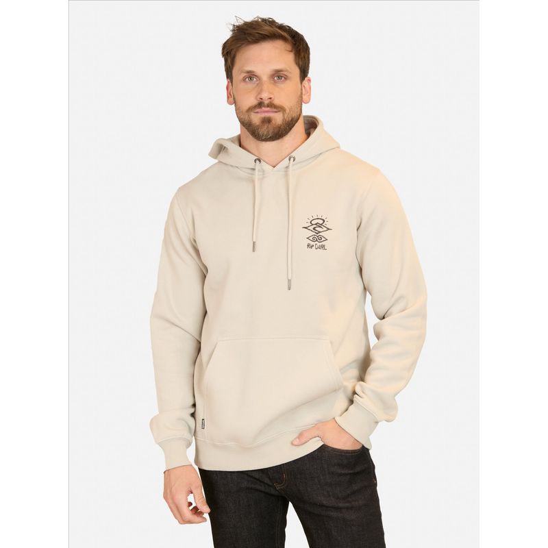 RIP CURL - Poleron Canguro The Search Gris Hombre Rip Curl - Gris