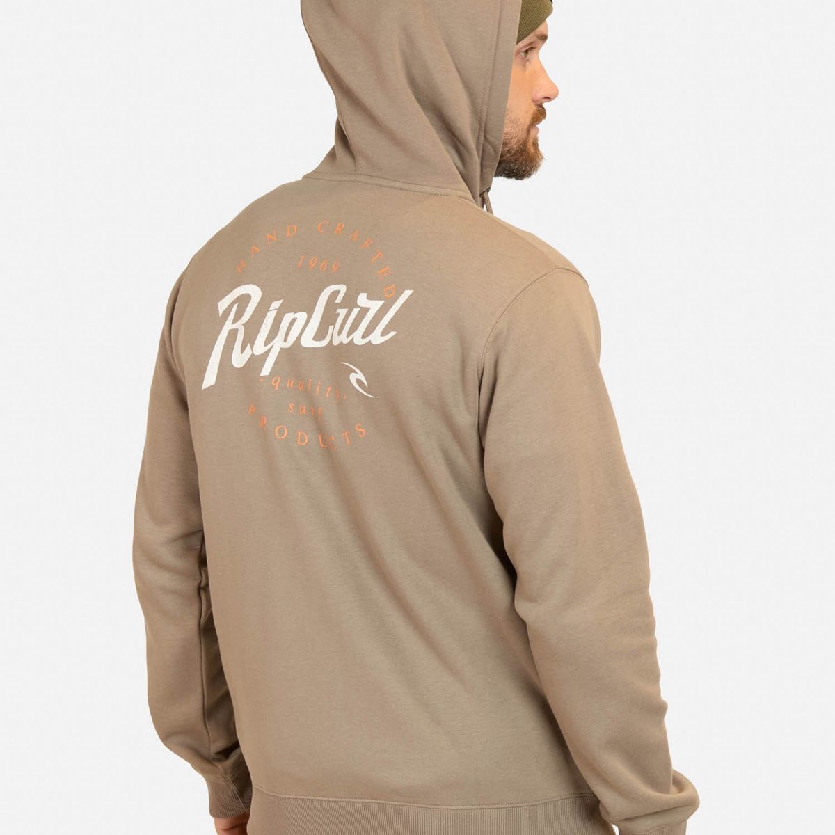 RIP CURL - Poleron FZ Curlxtreme Café Hombre Rip Curl - Café