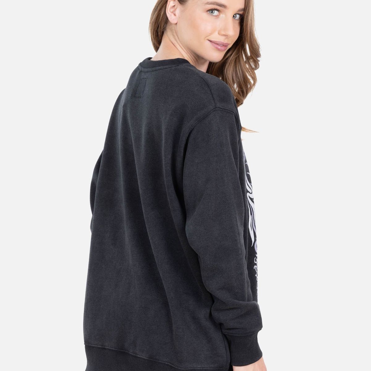 RIP CURL - Poleron CR Coral Crew Negro Mujer Rip Curl - Negro