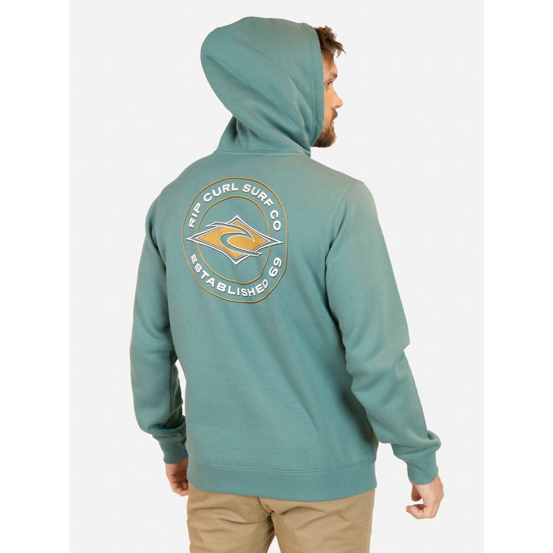 RIP CURL - Poleron Canguro Turborc Azul Hombre Rip Curl - Azul