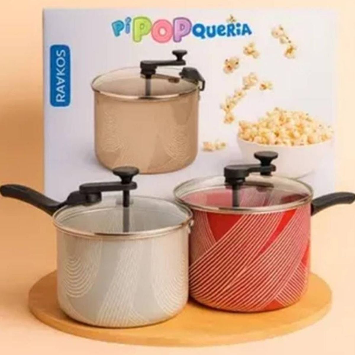 GENERICO - Olla de Cabritas de Aluminio 45L Pop Corn GRIS