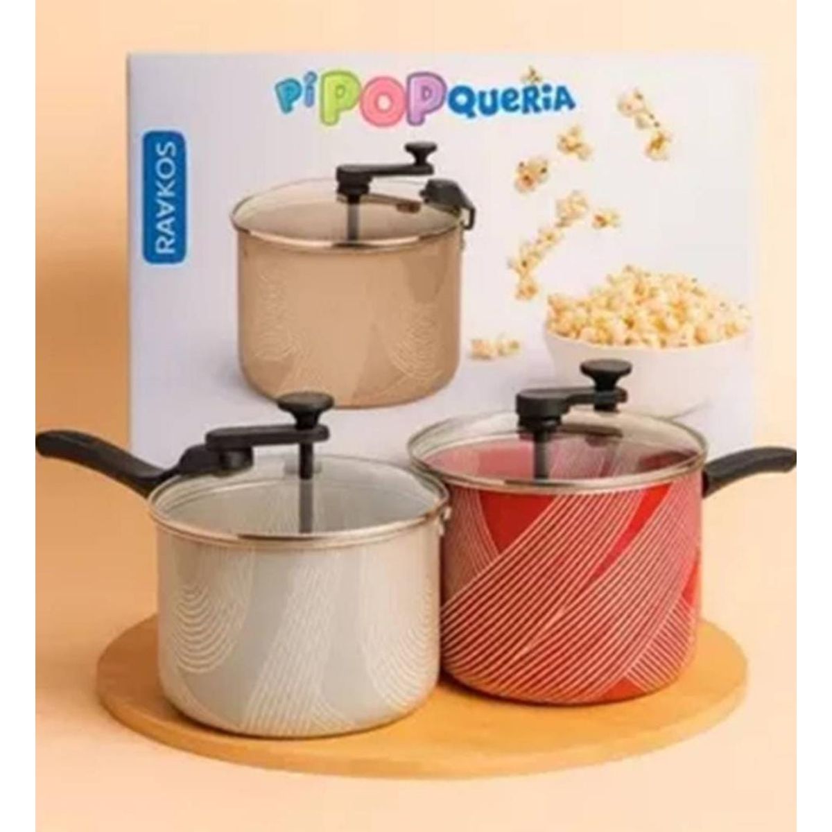 GENERICO - Olla de Cabritas de Aluminio 45L Pop Corn GRIS