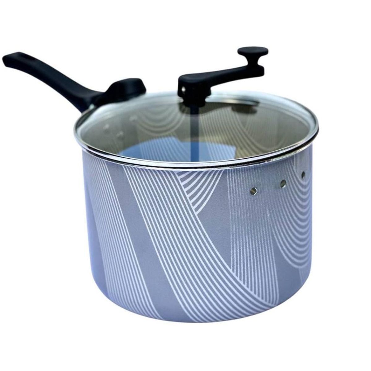 GENERICO - Olla de Cabritas de Aluminio 45L Pop Corn GRIS