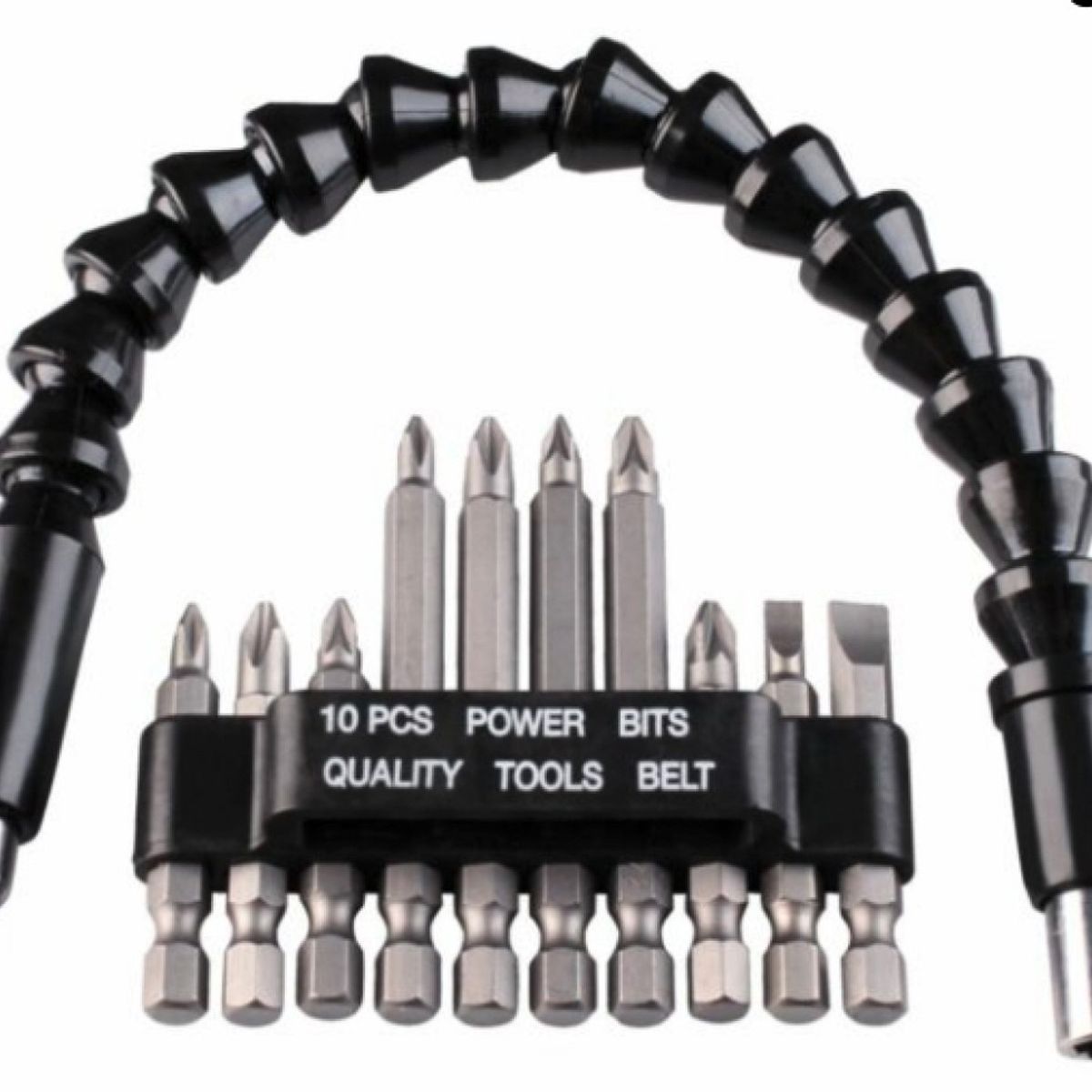 KWB - JGO PUNTAS 10PZAS CON EJE  FLEXIBLE KWB