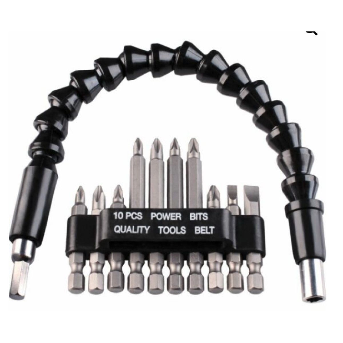 KWB - JGO PUNTAS 10PZAS CON EJE  FLEXIBLE KWB