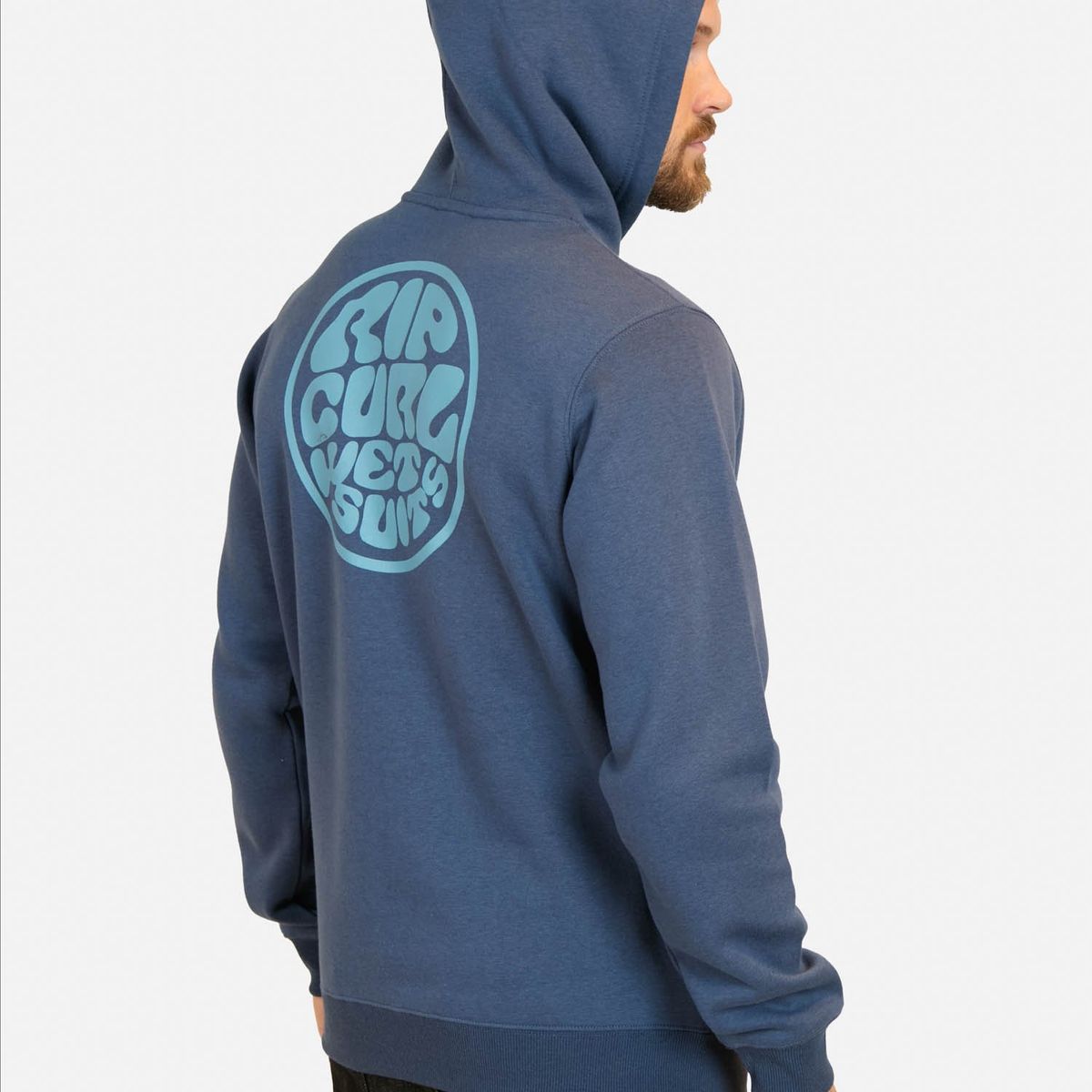 RIP CURL - Poleron Canguro Wetsuits Logo Azul Hombre Rip Curl - Azul