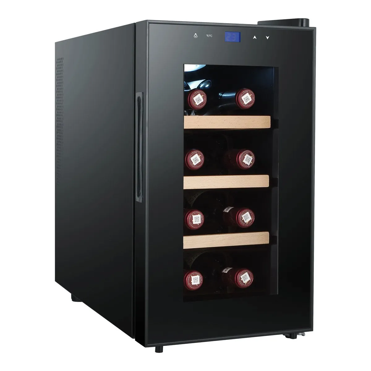 NOBLEX - Cava De Vino Termoeléctrica 8 Botellas Panel Touch Noblex