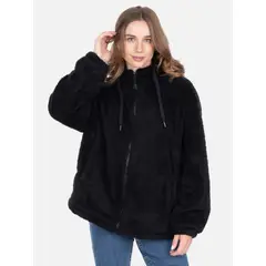 RIP CURL - Poleron Chiporro Darkwind Negro Mujer - Negro