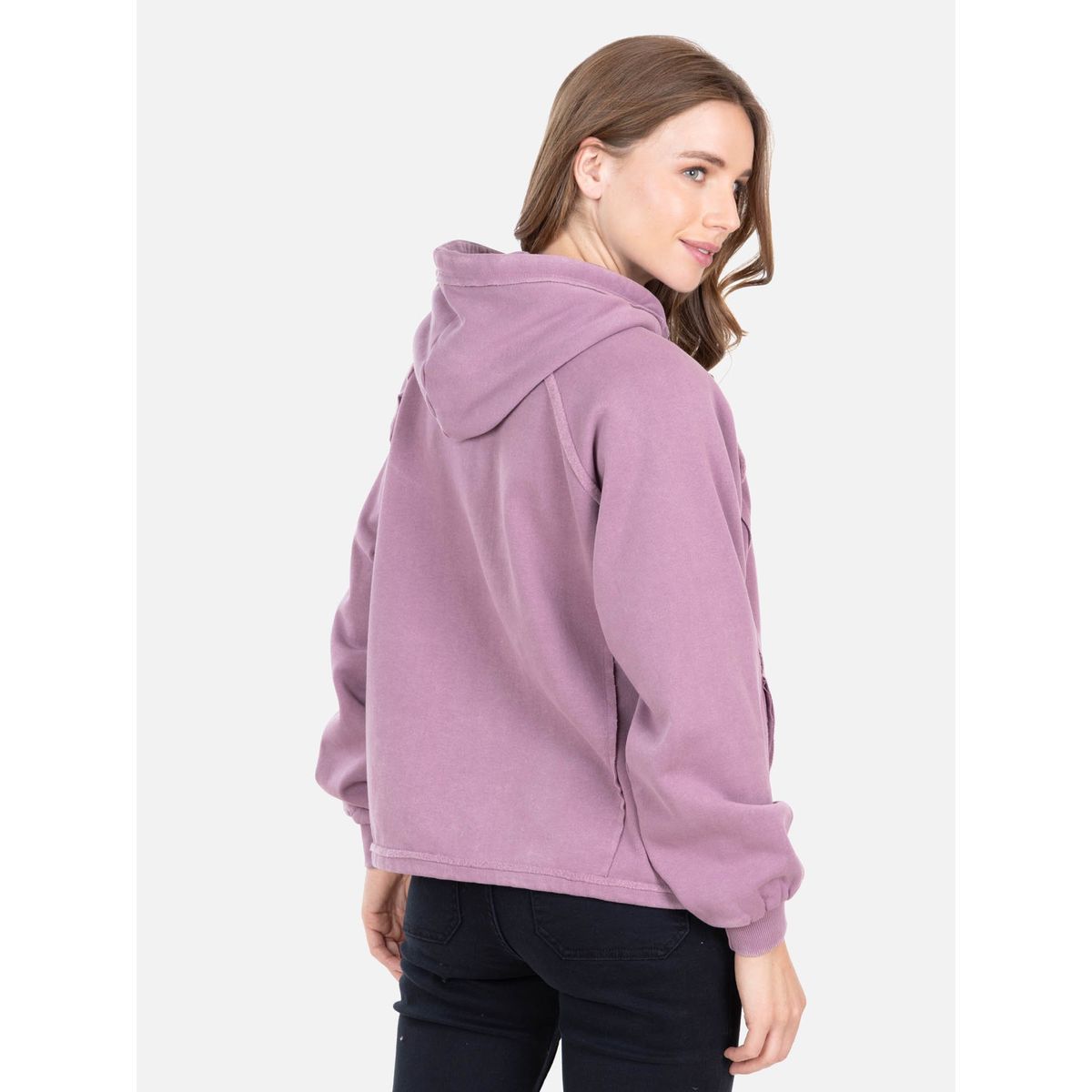 RIP CURL - Poleron FZ Mai Full Zip Burdeo Mujer Rip Curl - Morado