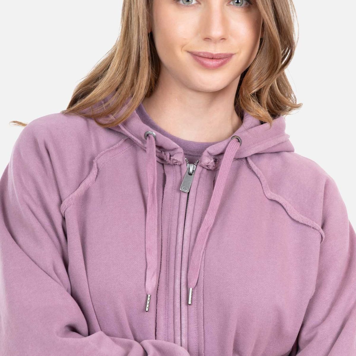 RIP CURL - Poleron FZ Mai Full Zip Burdeo Mujer Rip Curl - Morado