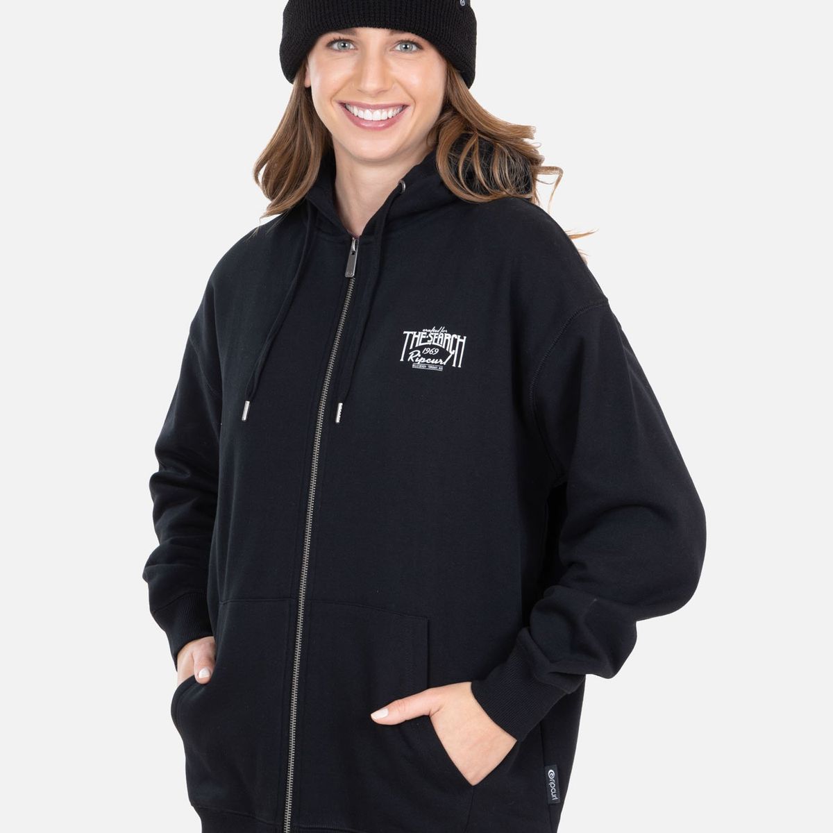 RIP CURL - Poleron FZ Surferx Negro Mujer Rip Curl - Negro