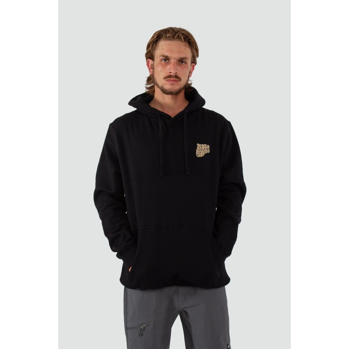 KAYA UNITE - Polerón Hombre Hoodie Roots Negro