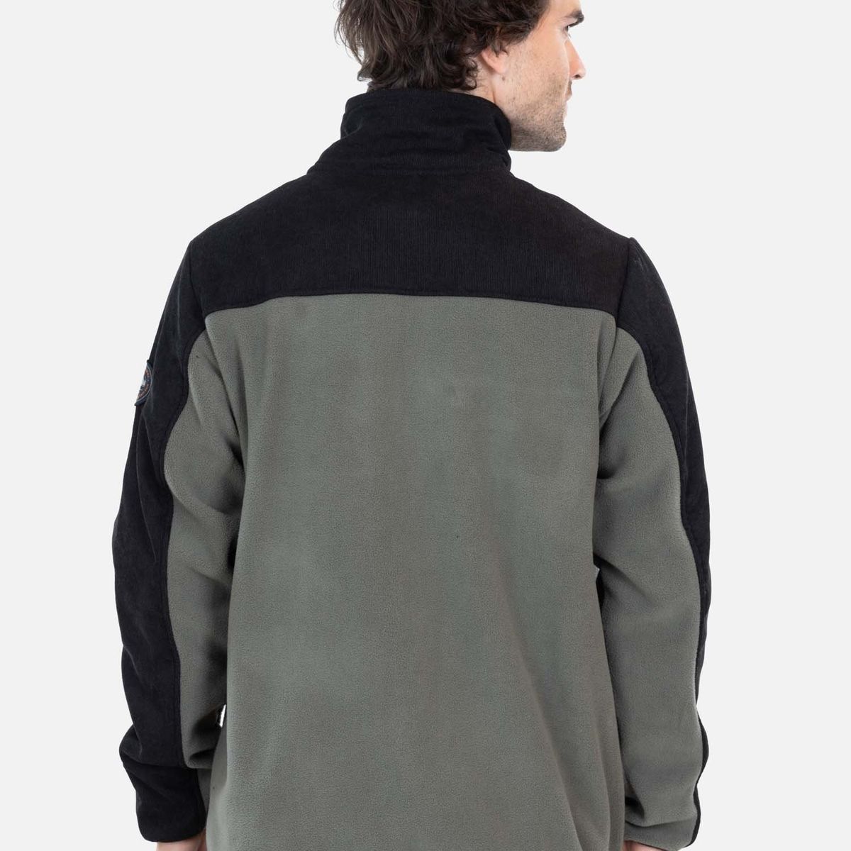 RIP CURL - Poleron Micropolar Ola Rc Verde Hombre Rip Curl - Verde