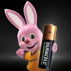 DURACELL - Pack 4 Pilas AAA Recargables 900mAh