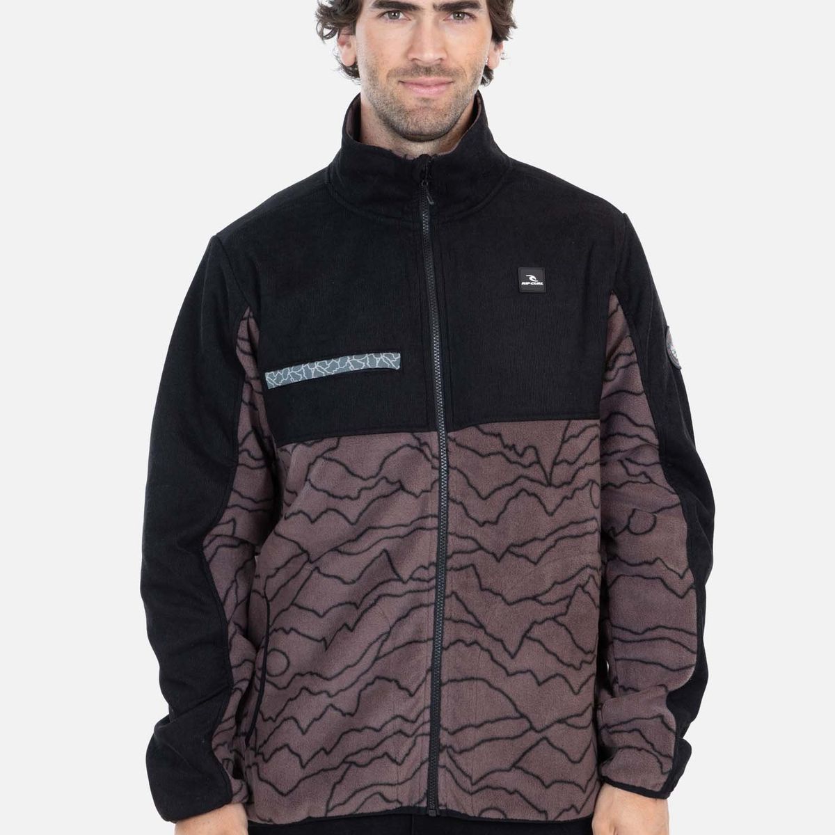 RIP CURL - Poleron Micropolar Rouge Multicolor Hombre Rip Curl - Multicolor