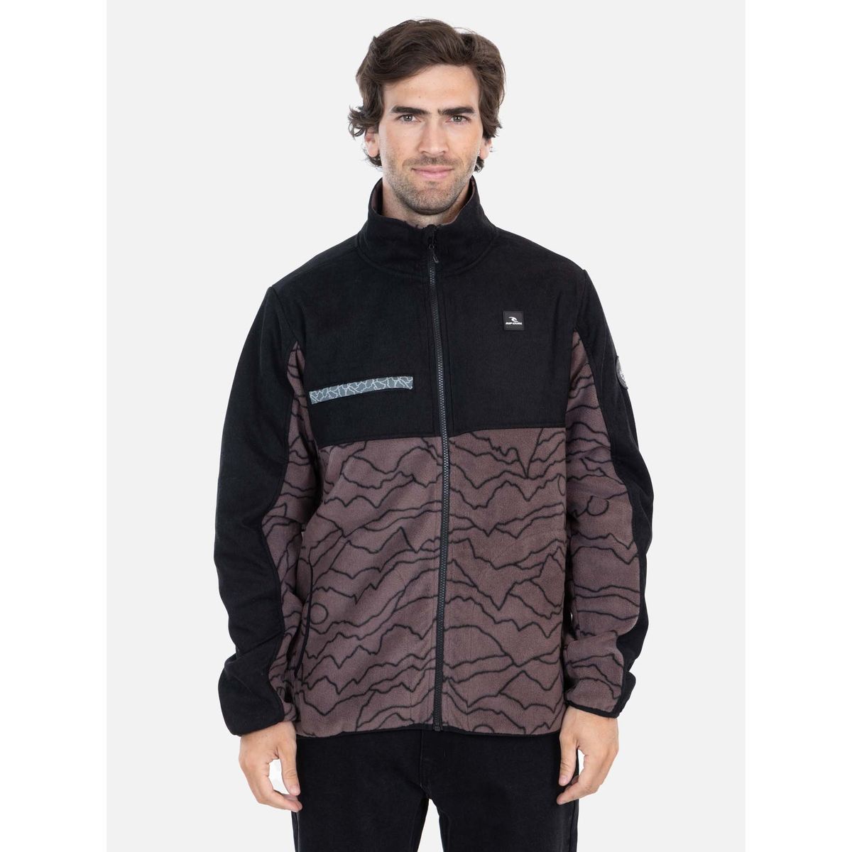 RIP CURL - Poleron Micropolar Rouge Multicolor Hombre Rip Curl - Multicolor