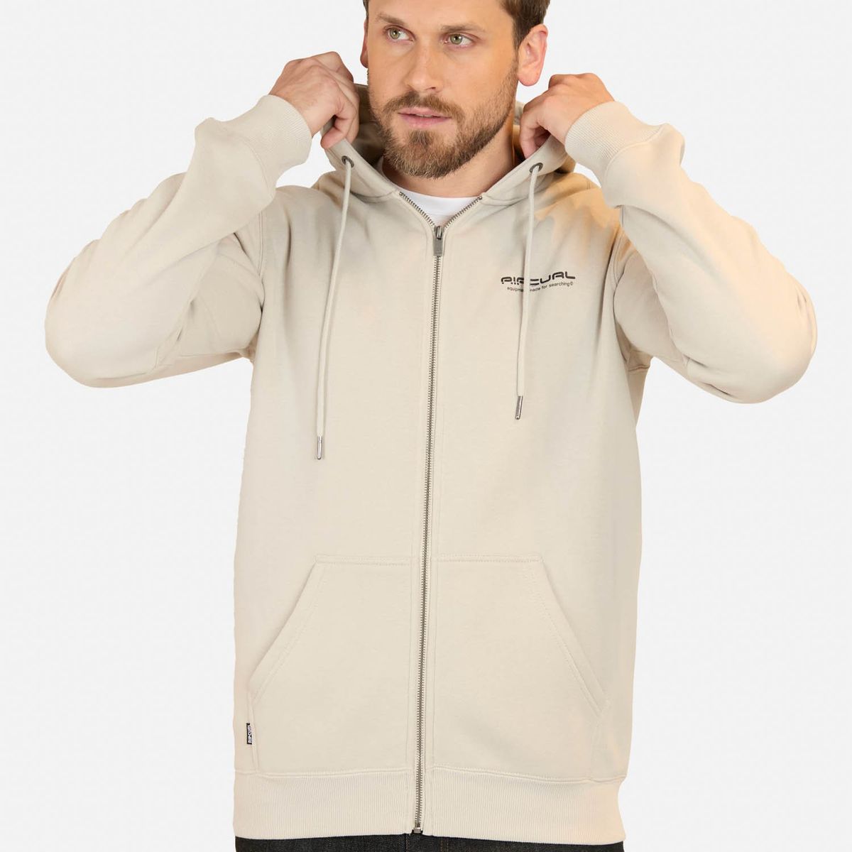 RIP CURL - Poleron FZ Rc Photography Surf Gris Hombre Rip Curl - Gris