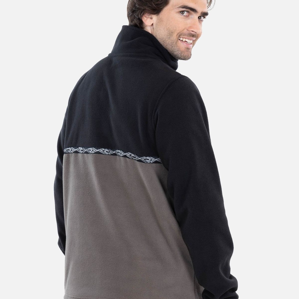 RIP CURL - Poleron Micropolar Kahi Rc Negro Hombre Rip Curl - Negro