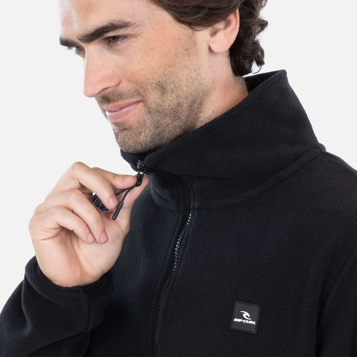 RIP CURL - Poleron Micropolar Kahi Rc Negro Hombre Rip Curl - Negro