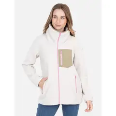 RIP CURL - Poleron Micropolar Kokes Rr Beige Mujer - Beige